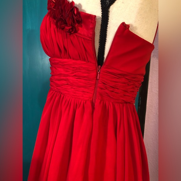 Vintage Red Rose Sleeveless Dress 💋 - Picture 11 of 16